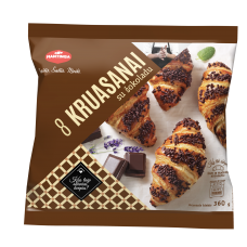 Croissant šokolaadiga, külmutatud, 360g/8tk, Mantinga (-18C)